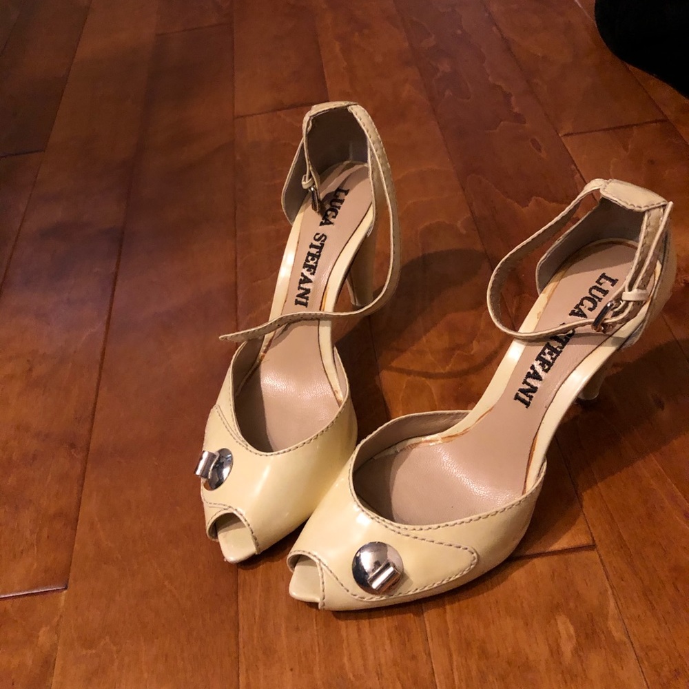 Vintage ankle strap heels
